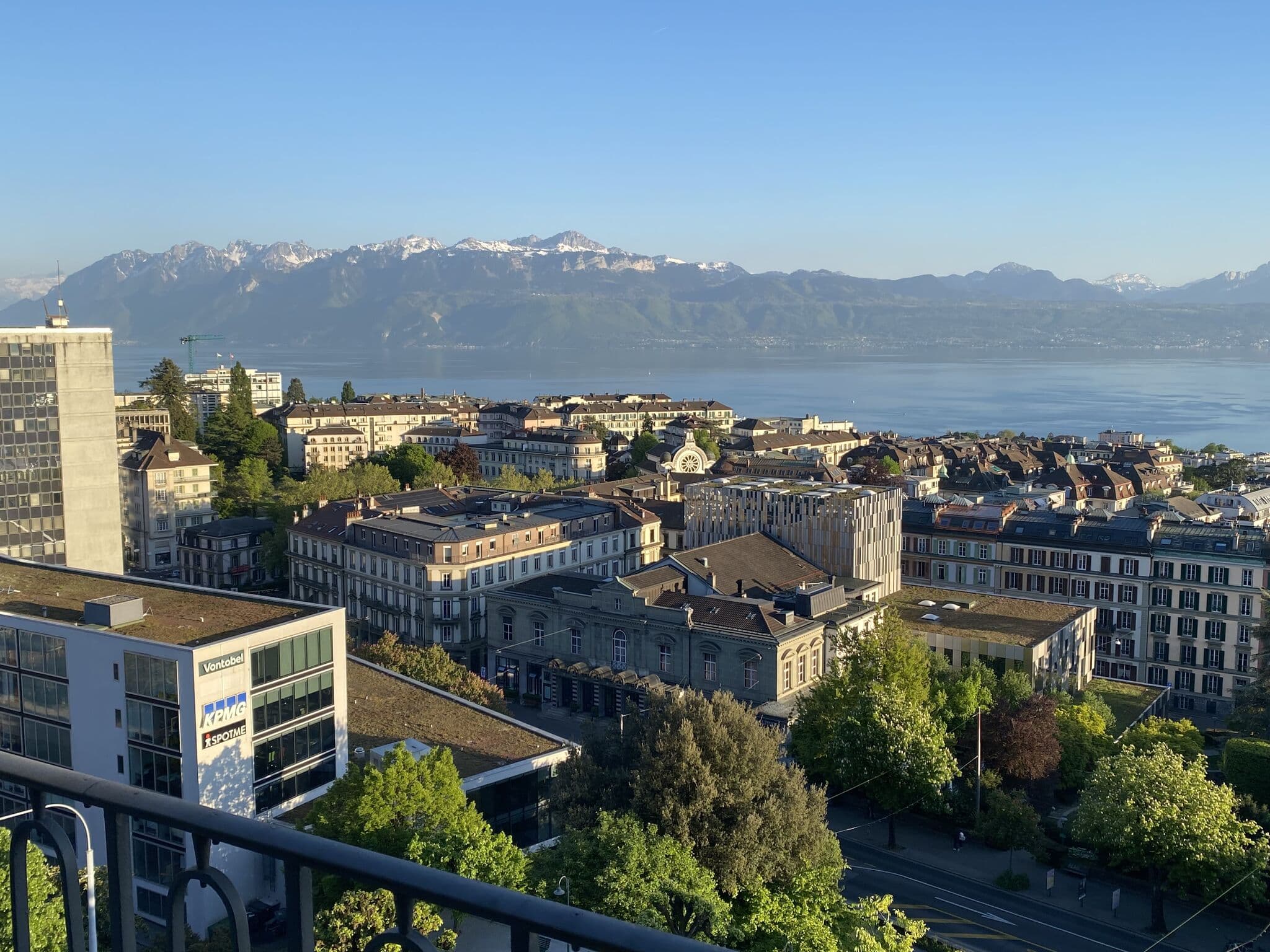 View over Lausanne