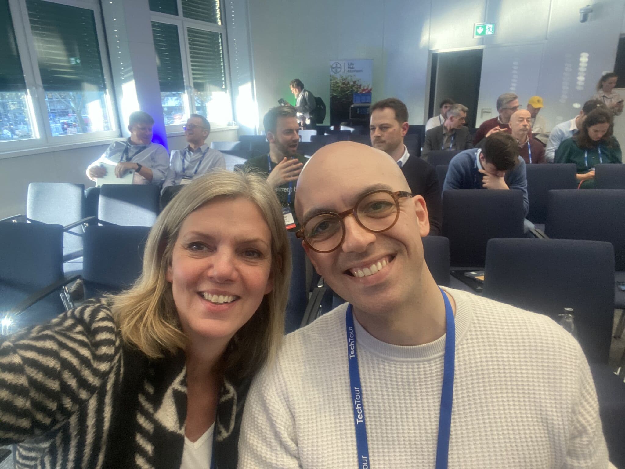 Scott Jarrett with Marika King (Head of PINC)